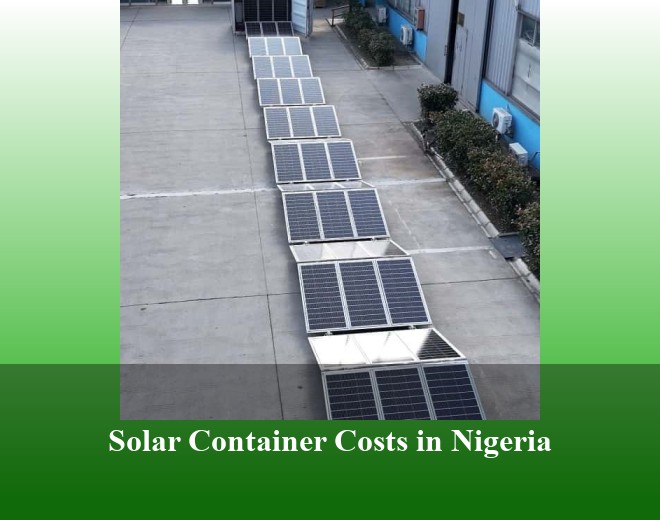 Solar Container Costs in Nigeria